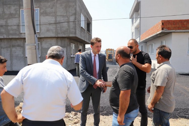 Balıkesir Bandırma’da yollar güzelleşiyor