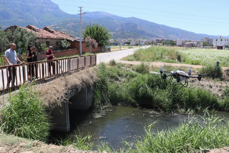 Manisa havadan ilaçlıyor