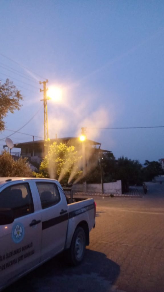 Manisa’da haşerelere karşı mücadele sürüyor