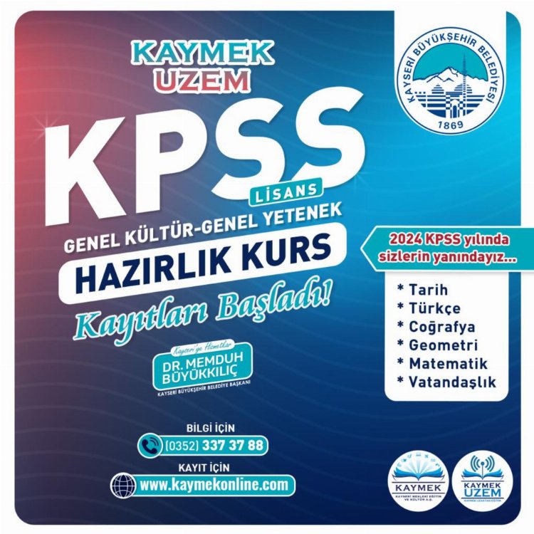 KAYMEK memur adaylarının yanında