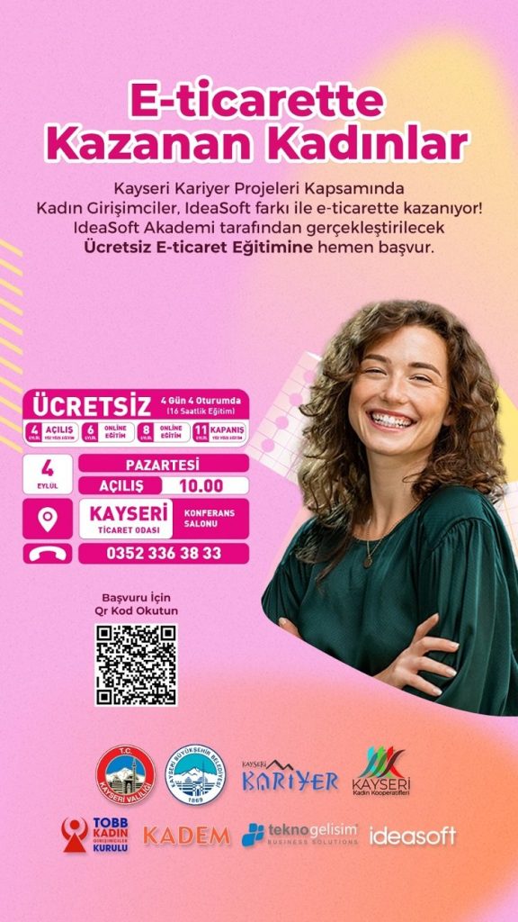 Kayseri Kariyer Merkezi’nden ücretsiz e-ticaret eğitimi