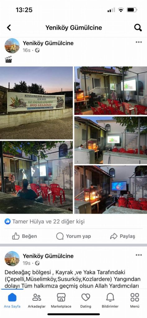 Kozlukebir’de ‘sinemalı eğlence’ tepkisi