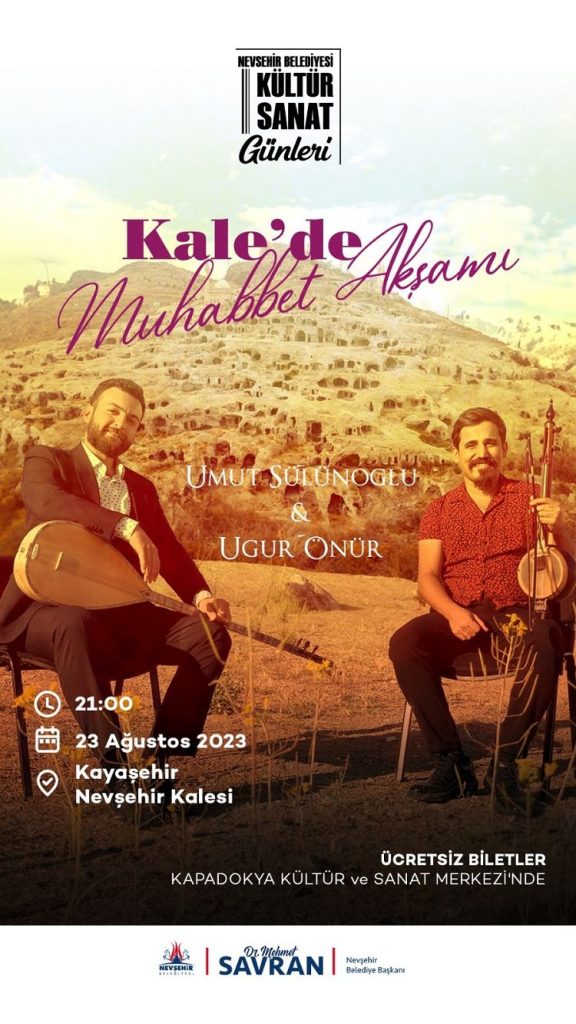 Nevşehir Kalesi’nde türküler yankılanacak