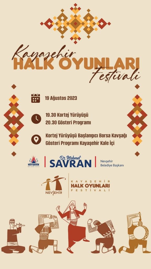 Nevşehir’de Kayaşehir Halk Oyunları Festivali başlıyor