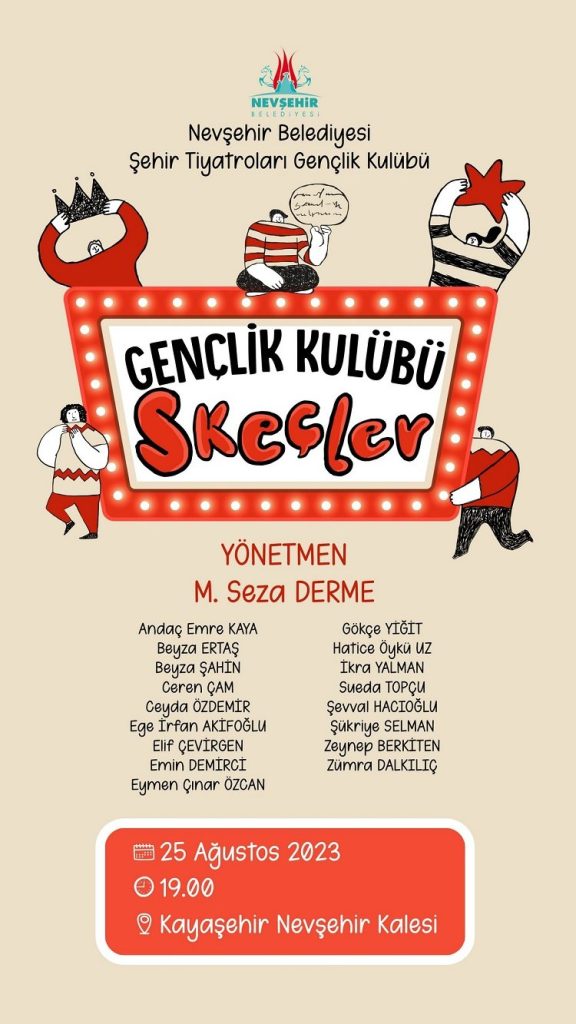 Nevşehirli tiyatrocular ‘skeçler’le güldürecek