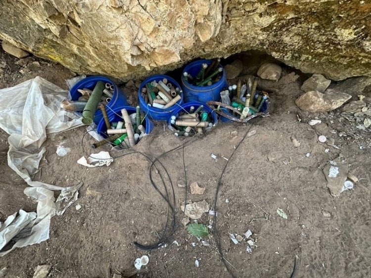 Pençe Kilit’te çok sayıda mühimmat ele geçirildi