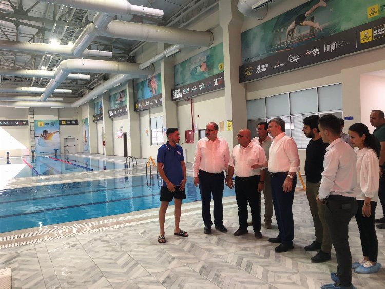 AK Partili Milletvekili Akyürek’ten Karapınar’a ‘yarı olimpik’ ziyaret