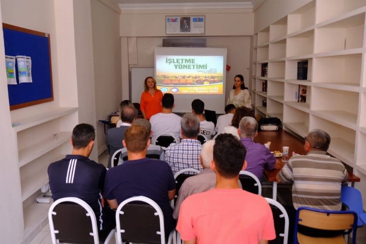 Çiftçilere işletme eğitimi