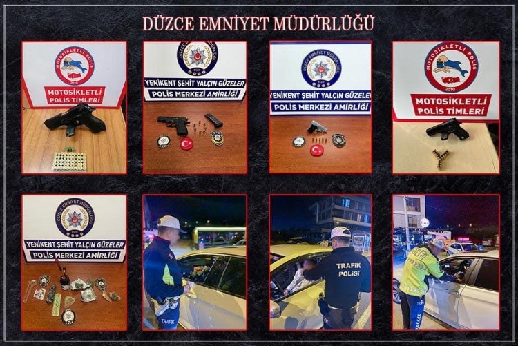 Düzce Emniyeti’nden geniş kapsamlı ortak uygulama