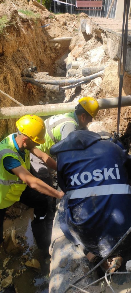 KOSKİ günlük 20 metreküp su kaybını önledi