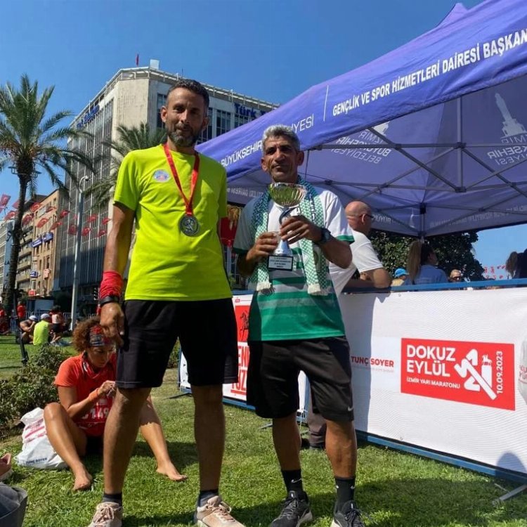Manisalı atlet, uluslararası yarı maratonda yine kürsüde