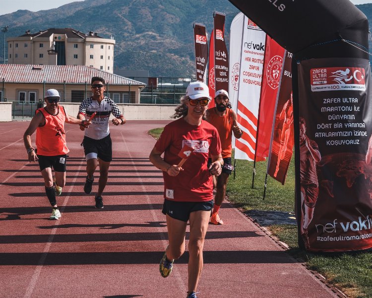 Sanal koşu rekoruyla sınırları aştılar