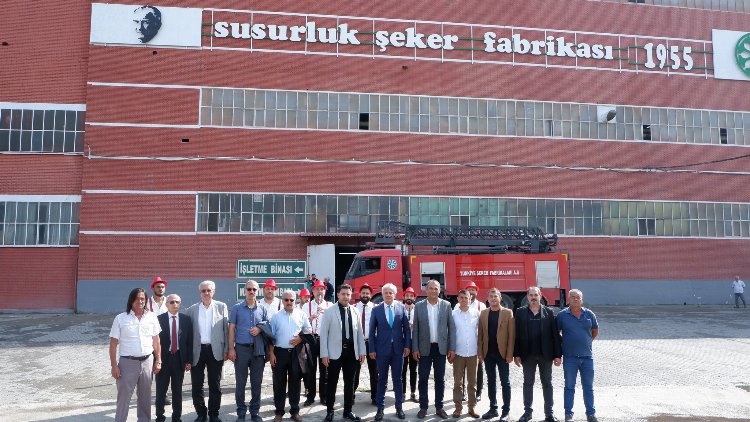 Susurluk Şeker Fabrikası’nda yeni sezon açıldı