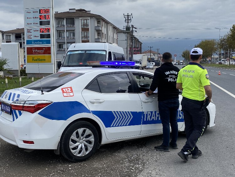 Düzce’de drone destekli uygulama