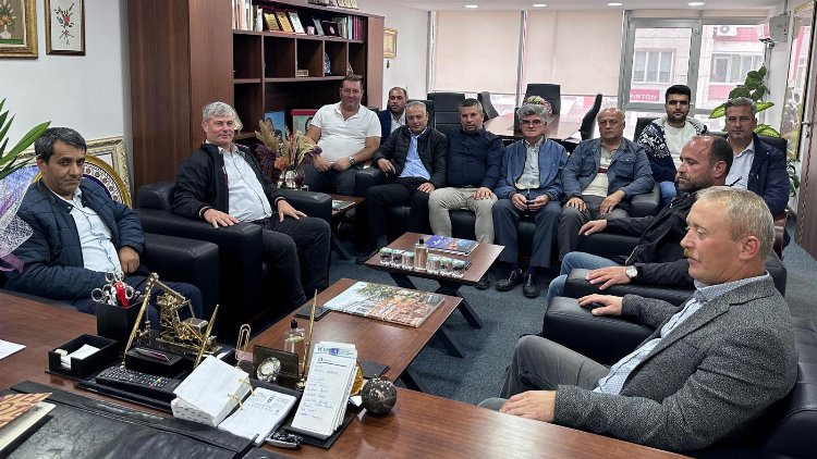 Edirneli muhtarlardan Başkan İba’ya ziyaret