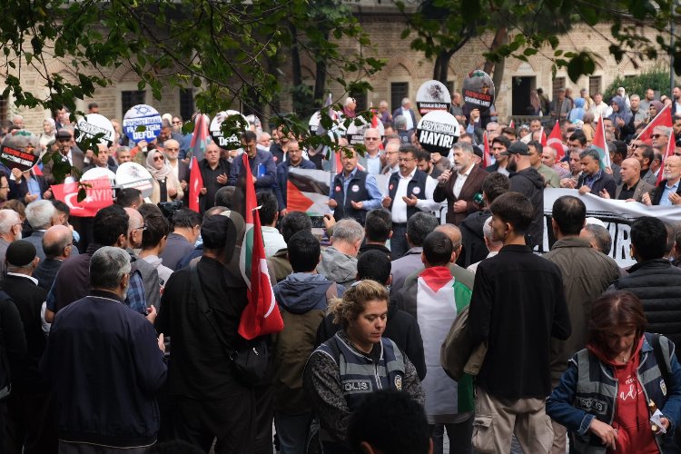 Filistin için Bursa tek yürek oldu