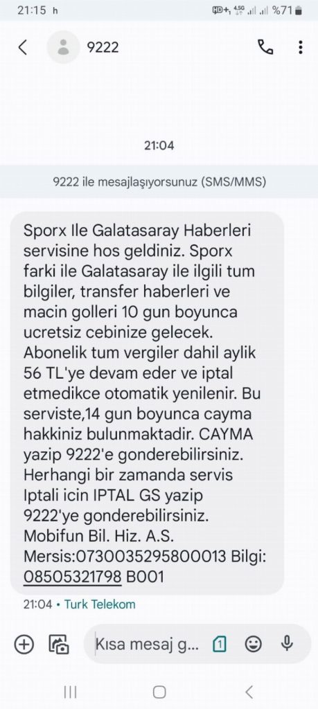 GSM şirketi 3. şahıs firmalarla birlikte vatandaşın cebine göz dikti!