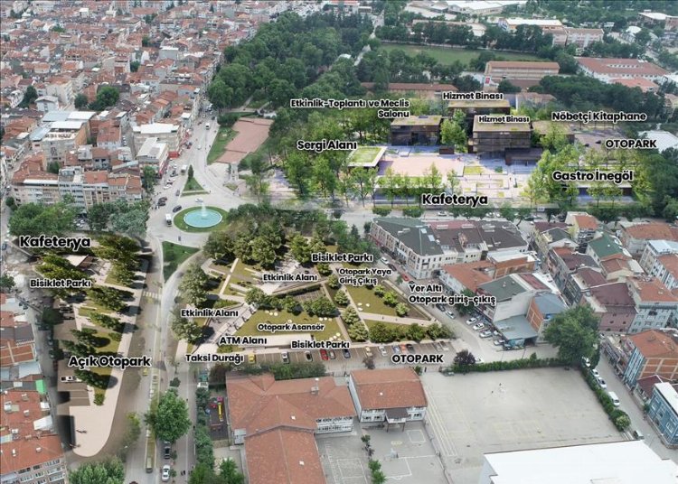 İnegöl’ün merkezi 390 araçlık otoparkla nefes alacak