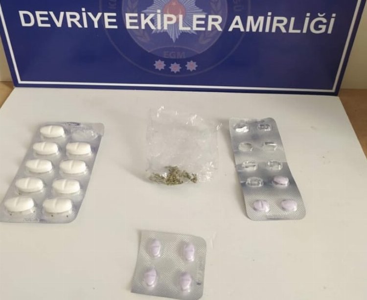 Keşan’da uyuşturucu ile yakalandılar