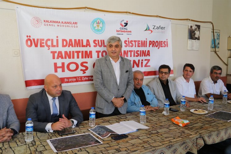 Manisa’da 2 bin 100 dekar kapalı sistemle sulanacak