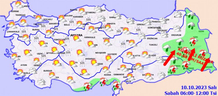 Meteoroloji’den 12 il için ‘kuvvetli’ uyarı!