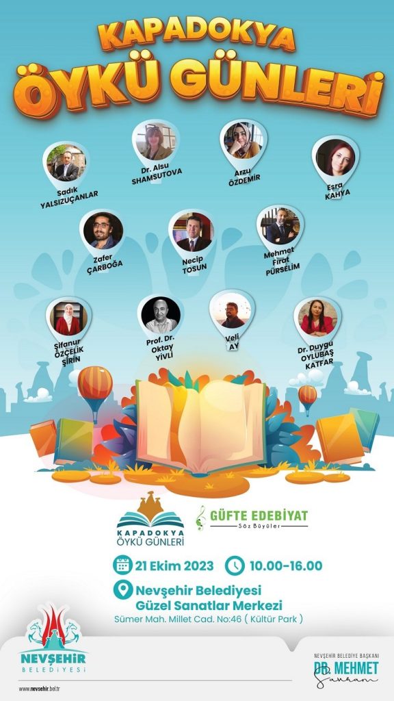 Nevşehir’de ‘Kapadokya Öykü Günleri’ rüzgarı esecek