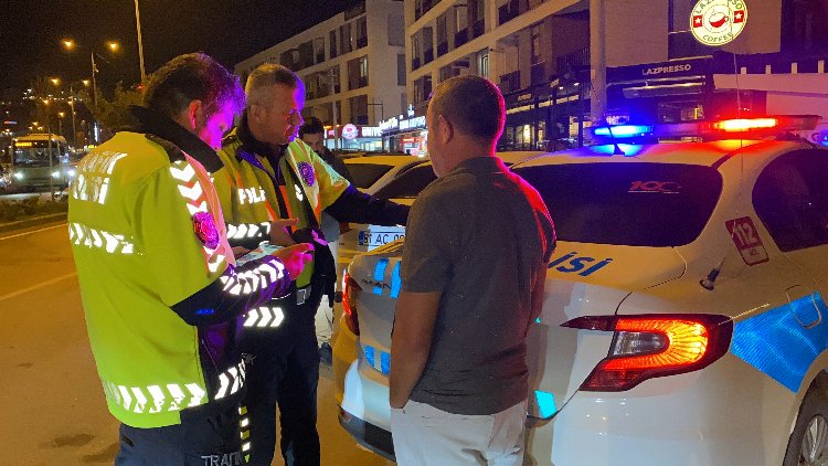 Düzce’de 166 promil alkollü çıktı ehliyetinden oldu