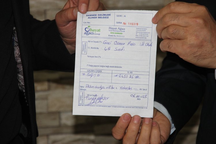 Sivas’ın altın kalpli çocuklarından anlamlı bağış