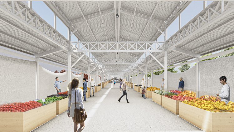 Bursa Gökdere Çarşısı yüzde 75 tamamlandı