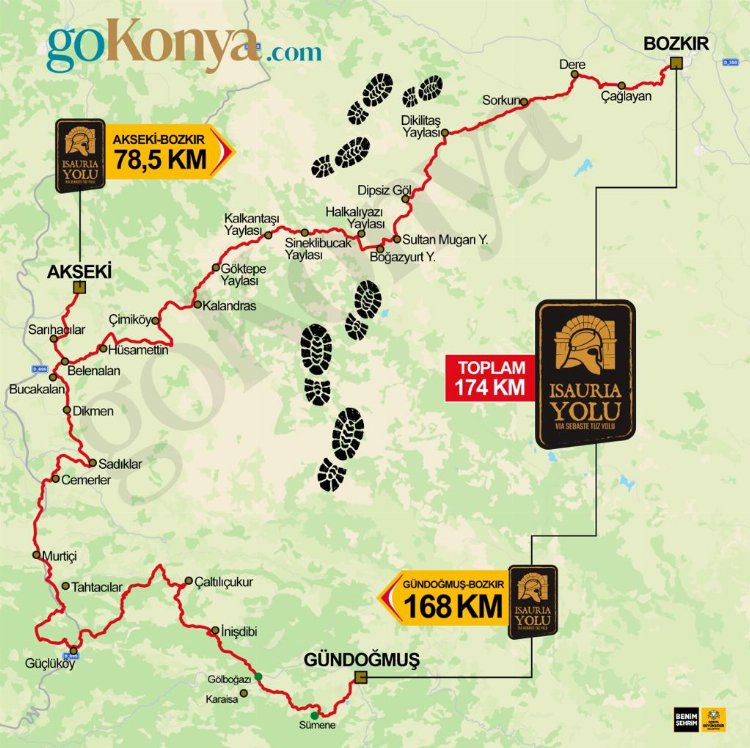 Isauria Yolu Rota Kılavuzu yayımlandı