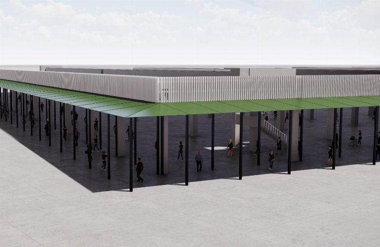 Kocaeli’den pazar alanına sundurma