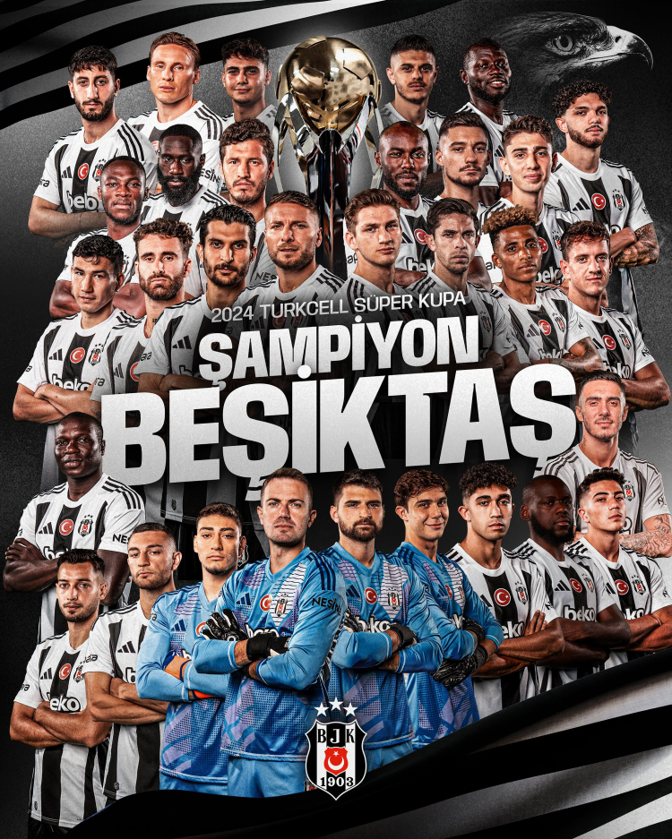 Süper Kupa Beşiktaş’ın oldu