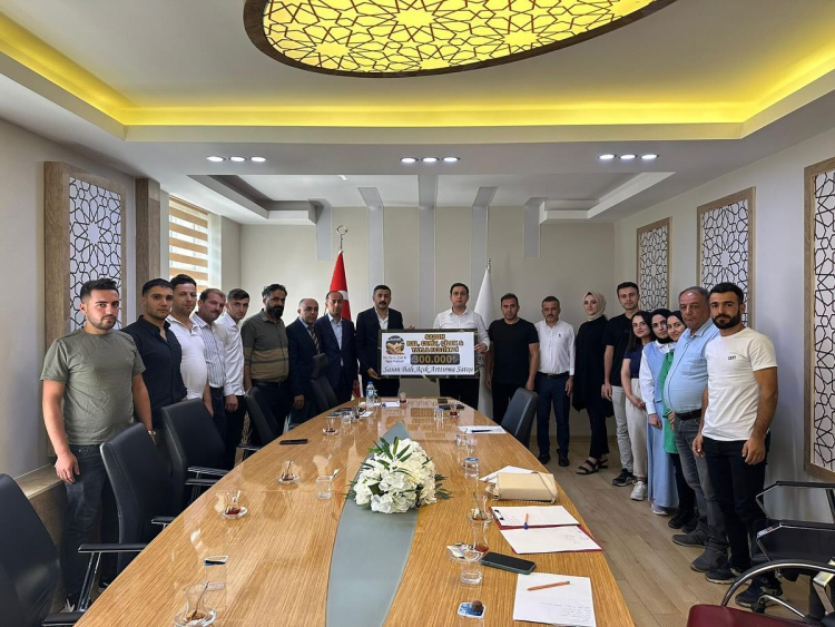 Balın geliri Sason’lu arıcılara dağıtıldı