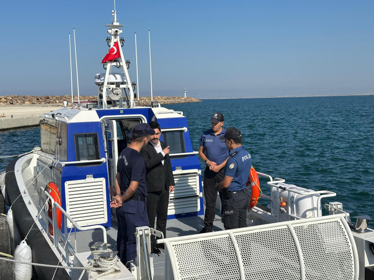 Enez Kaymakamı’ndan Enez Deniz Limanı Şube Müdürlüğüne ziyaret