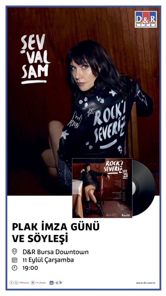 Şevval Sam bu gün imza gününde Bursalılarla buluşacak