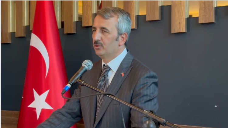 Vali Sezer, Kuzey Makedonya Cumhuriyeti’nin 33.kuruluş resepsiyonuna katıldı