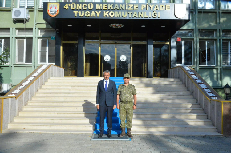Vali Yunus Sezer’den Tuğgeneral Gürcan  Sezengöz’e ziyaret