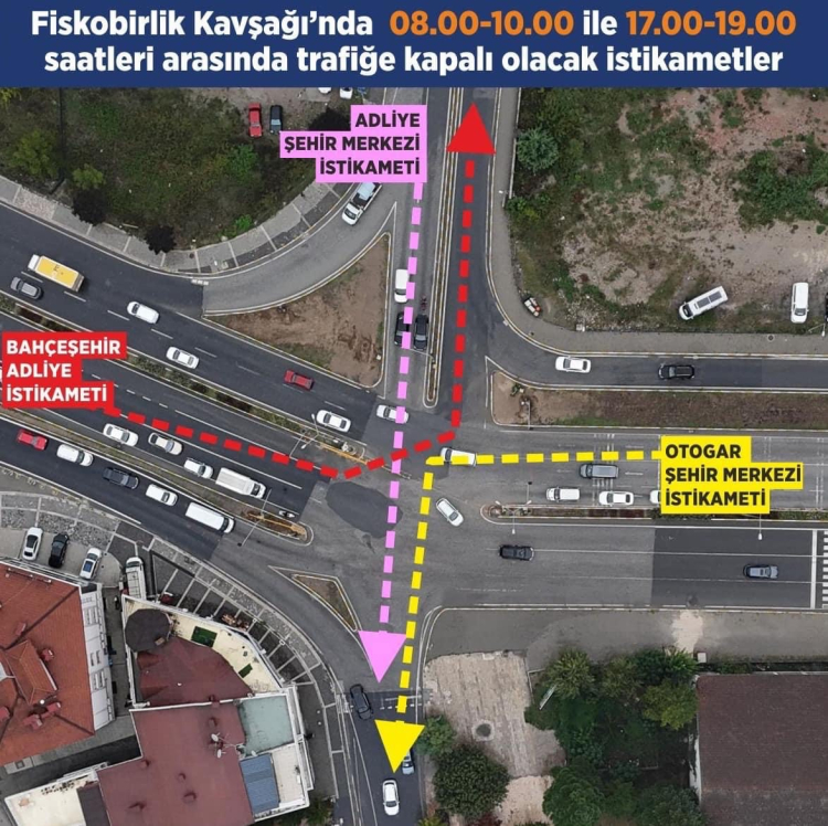 Düzce’de Fiskobirlik Kavşağı yeniden açıldı