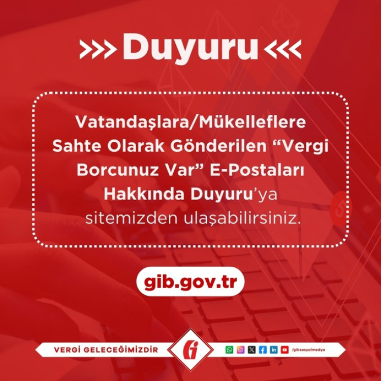 Gelir İdaresi’nden ‘vergi borcunuz var’ uyarısı!
