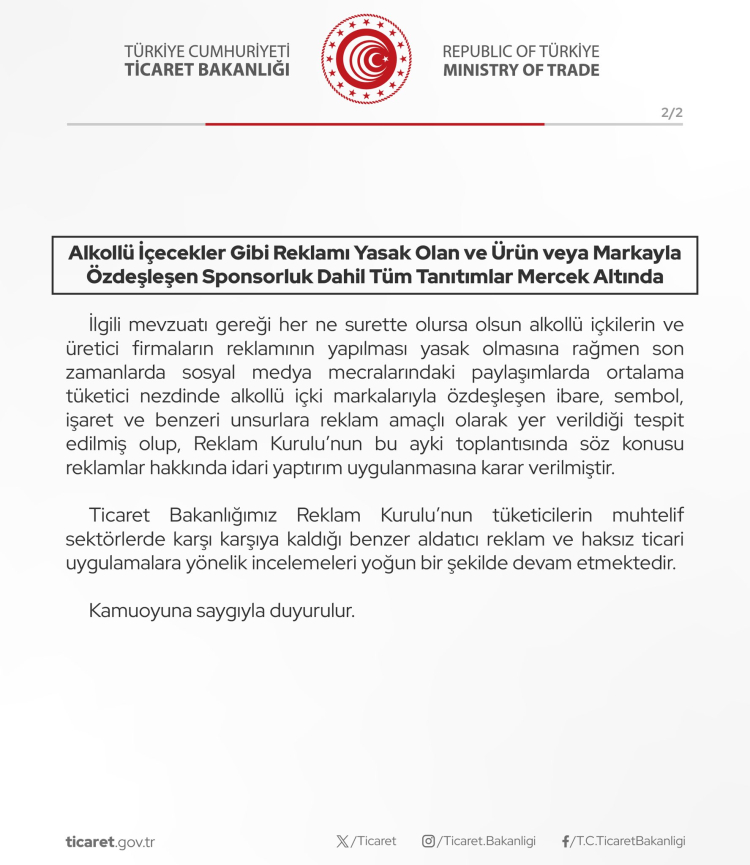 Ticaret’ten aldatıcı reklam avı! 204 milyon lira idari para cezası!