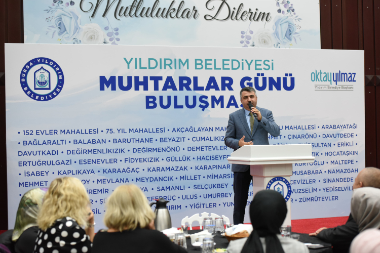 Yıldırım’da muhtarlar buluştu