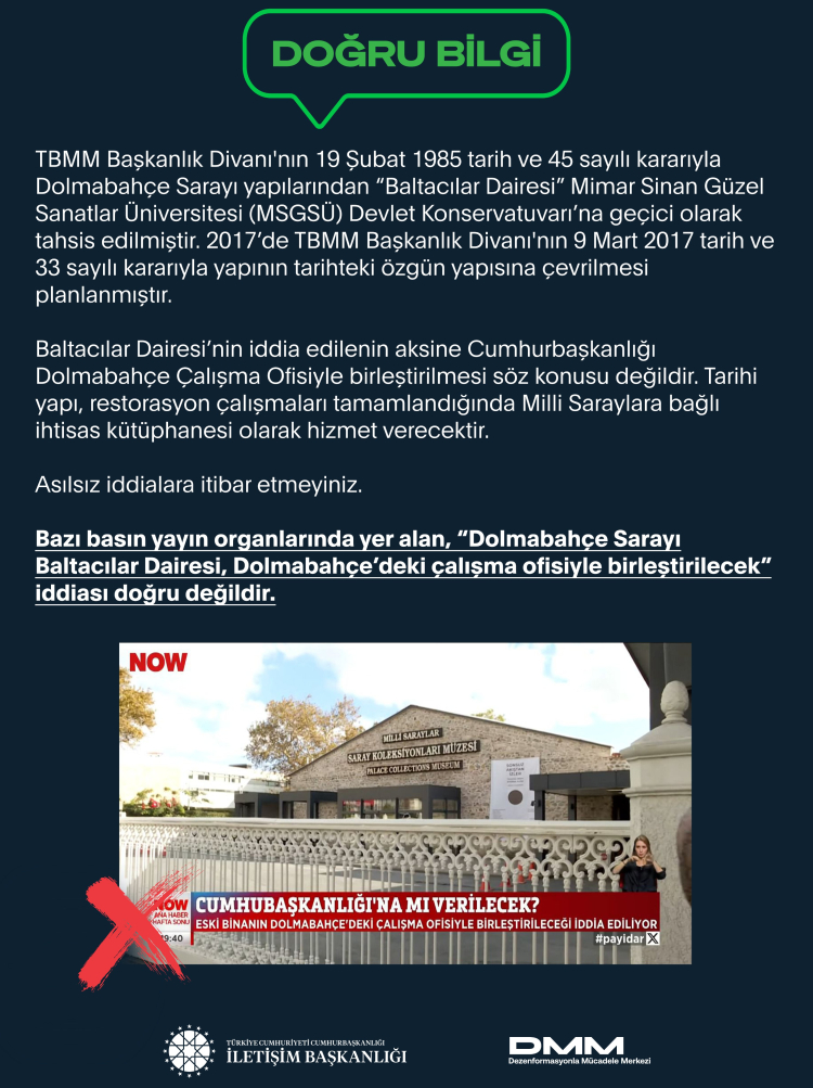 Baltacılar Dairesi nasıl kullanılacak? İletişim’den açıklama geldi…