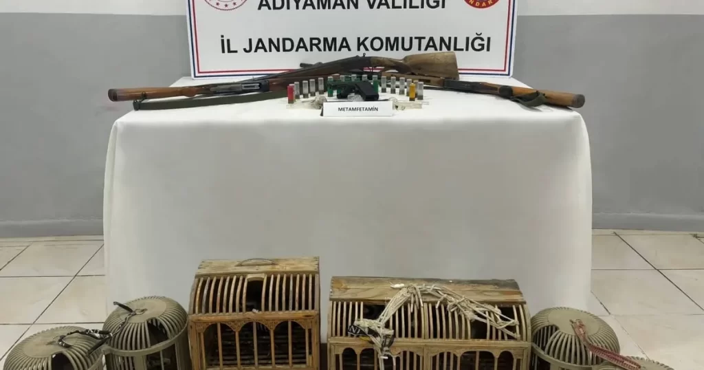 Adıyaman’da jandarmadan uyuşturucu ve silah operasyonu