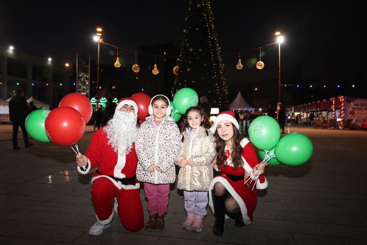 Bursa Nilüfer 2025’i coşku ile karşıladı