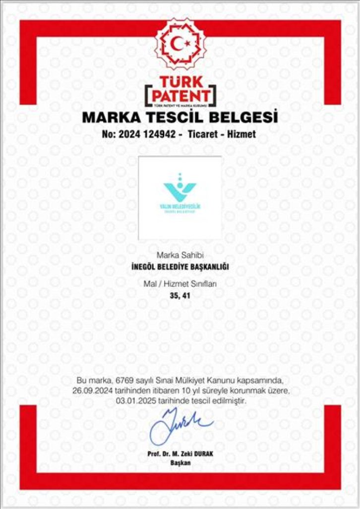 Bursa’da İnegöl Belediyesi’nden ‘Yalın Belediyecilik’ tescili