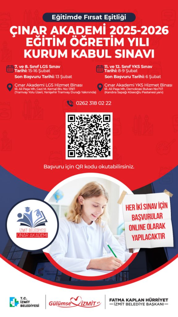 Kocaeli İzmit’te sınav başvuruları başladı