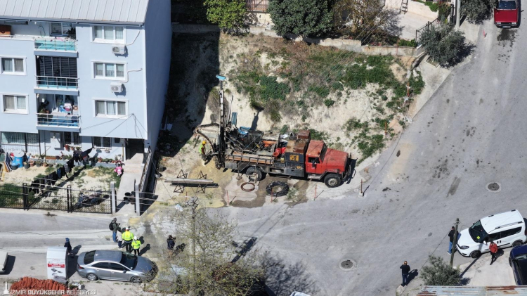 İzmir Bornova’nın zemin çalışmaları tamamlanıyor