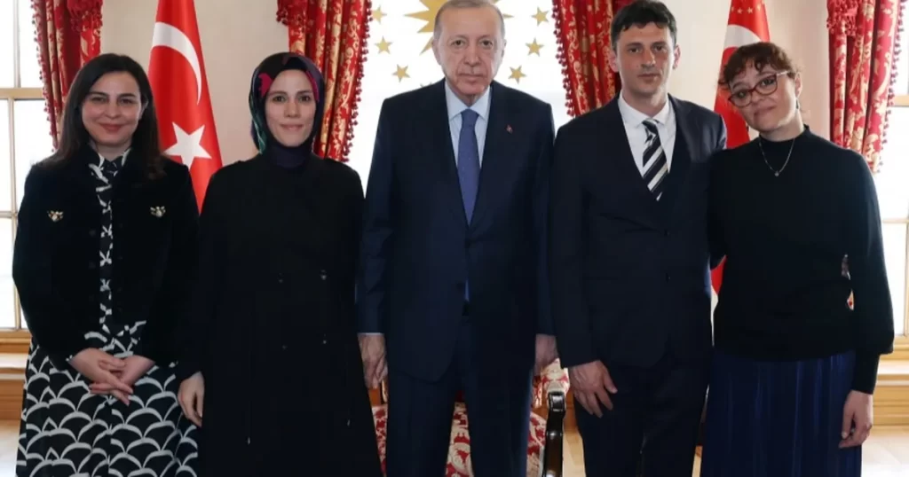 Cumhurbaşkanı Erdoğan, Minguzzi ailesini kabul etti
