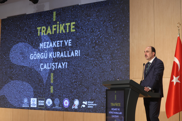 Konya’dan trafiğe nezaketli bakış