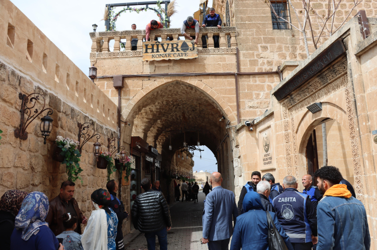 Mardin Midyat’ta tarihi doku korunuyor